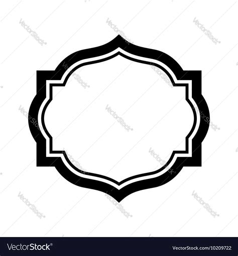 Black frame picture beautiful simple design Vector Image