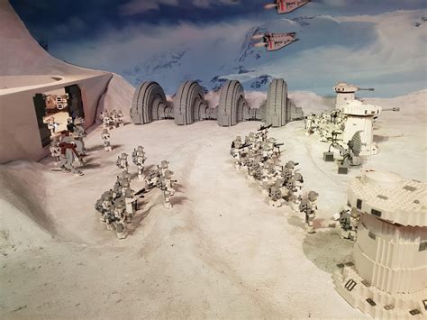 Great Lego Star Wars Hoth Scene : lego