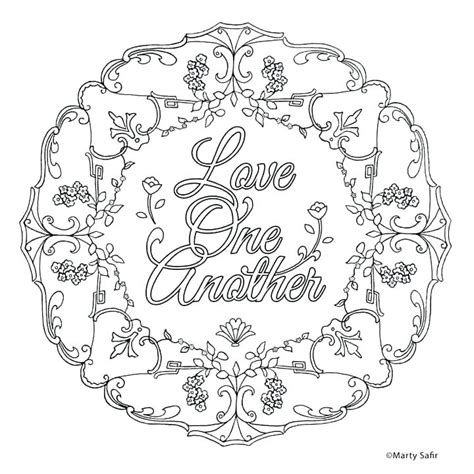 Love One Another Coloring Page at GetDrawings | Free download