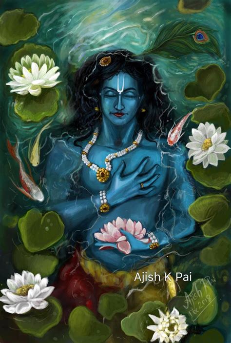 Krishna by ajishrocks on DeviantArt | God artwork, Vedic art, God ...