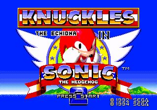 Knuckles the Echidna in Sonic the Hedgehog 2 - Sonic Retro