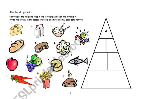 Food Pyramid Worksheet For Kids Food Pyramid Food Pyramid Kids Kids | Images and Photos finder