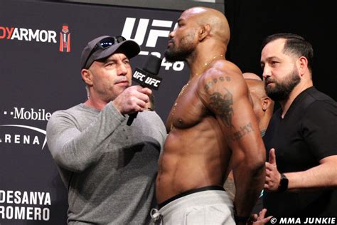 yoel-romero-joe-rogan-ufc-248-ceremonial-weigh-ins | MMA Junkie