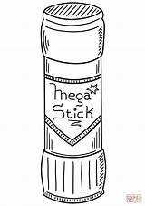 Glue Stick coloring Page  Free Printable Coloring Pages sketch template