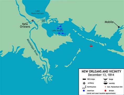 Amazing animated GIF of the Battle of New Orleans. | Battle of new orleans, Map, New orleans history