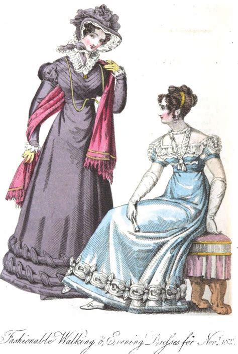 Romantic Era Clothing: Romantic Era Fashion Plate - November 1823 ...