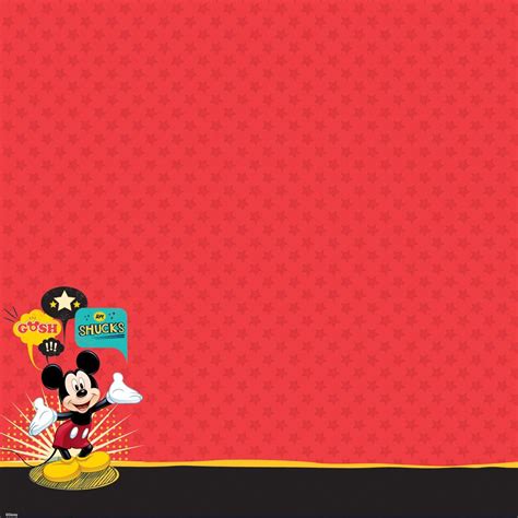 free printable Disney scrapbook paper | ... - Mickey Mouse Disney ...