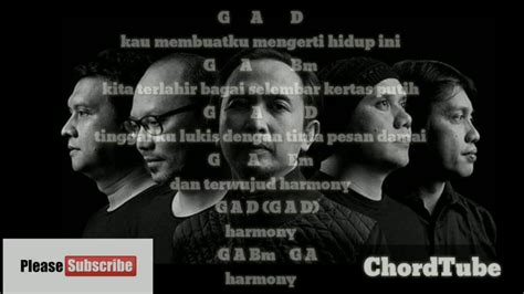 CHORD + LIRIK LAGU PADI-HARMONI (ORIGINAL) - YouTube