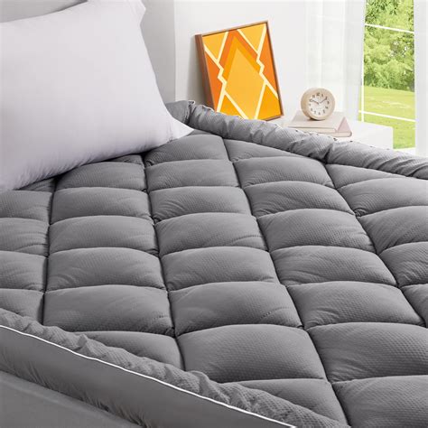 SLEEP ZONE Extra Thick Full Mattress Topper Plush and Supportive for ...