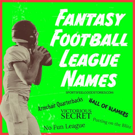 85 Funny Fantasy Football League Names (Best of 2024)