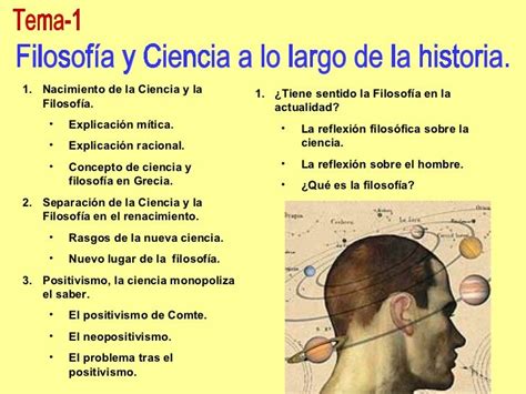 Ciencia y Filosofía a lo largo de la historia