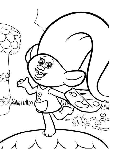 Troll Doll Coloring Page at GetColorings.com | Free printable colorings pages to print and color