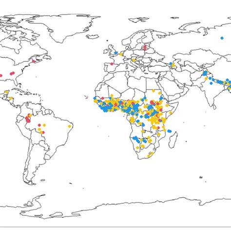 A map of tonal language with short (blue), intermediate (yellow), and... | Download Scientific ...