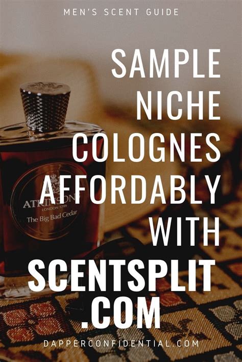 Sample Niche Colognes Affordably with ScentSplit.com | Dapper Confidential