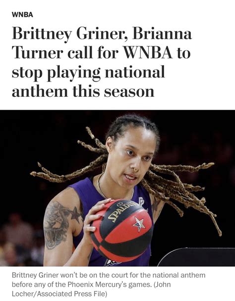 Brittney Griner Kneeling National Anthem - mgj81674