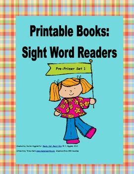 Printable Books for Emergent Readers: Dolch Sight Words- These printable books contain 6 little ...