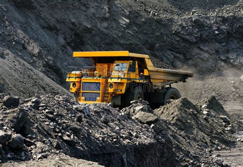 Iron ore mining stock image. Image of engineering, vehicle - 63630493