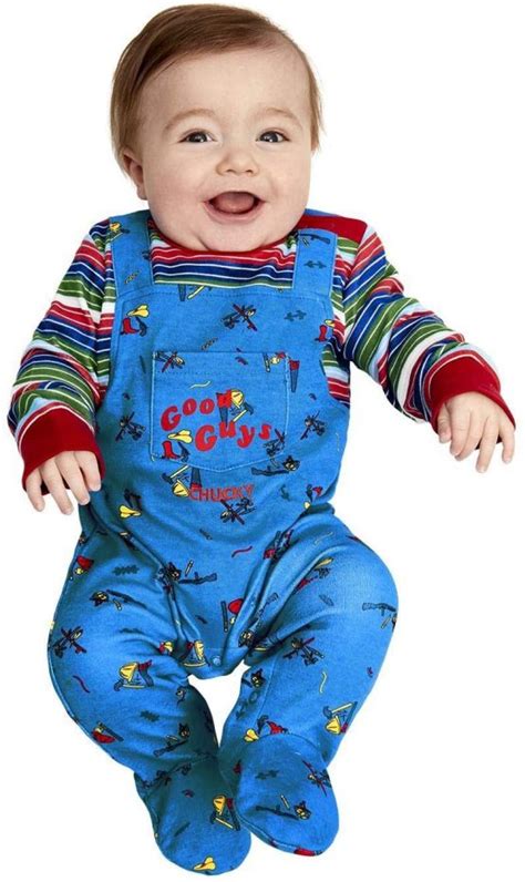 Smiffys Infant Smiffys Officially Licensed Chucky Baby Costume Smiffys ...