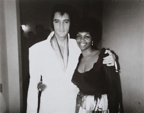 Elvis Presley and Cissy Houston (Whitney Houston’s mother), 1969 – Elvis Presley