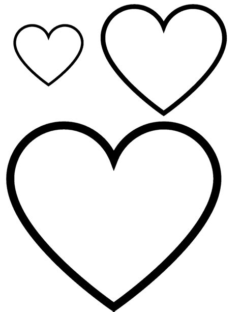 Free Printable Heart Templates and Heart Coloring Sheets - I Heart Frugal