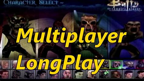 Buffy the Vampire Slayer: Chaos Bleeds - Multiplayer Longplay (4 Players) Every Character & Map ...