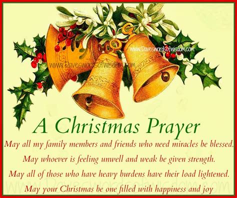 Daveswordsofwisdom.com: A Christmas Prayer