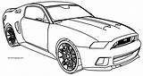 Ford Mustang Perspective Coloring Page  Wecoloringpagecom sketch template