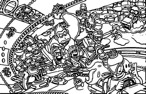 30+ new pict Mario Kart 8 Deluxe Coloring Pages - Mario Kart 8 Coloring Pages - Coloring Home ...