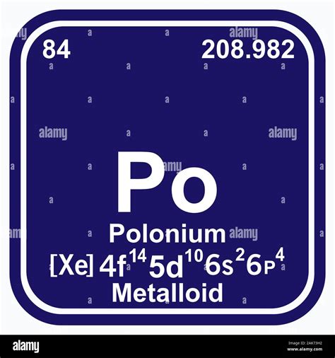 Polonium element hi-res stock photography and images - Alamy