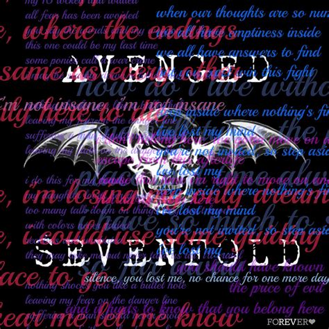 Avenged Sevenfold Lyrics by Alorelis on DeviantArt