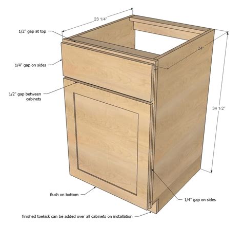 Standard Kitchen Base Cabinet Sizes Chart : Here's What No One Tells ...