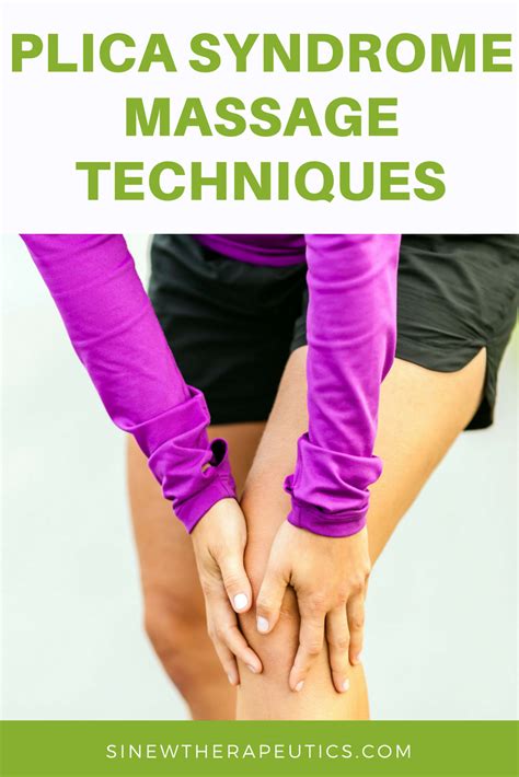 Plica Syndrome massage techniques to provide knee pain relief. Sinew ...