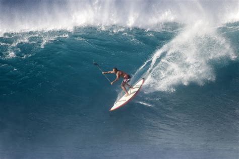 Laird Hamilton Standup Paddle Surfing #8 Photograph by Darrell Wong ...