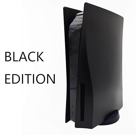 Amazon.com: PS5 Black Case Cover Plate Shell Replacement for PS5 ...