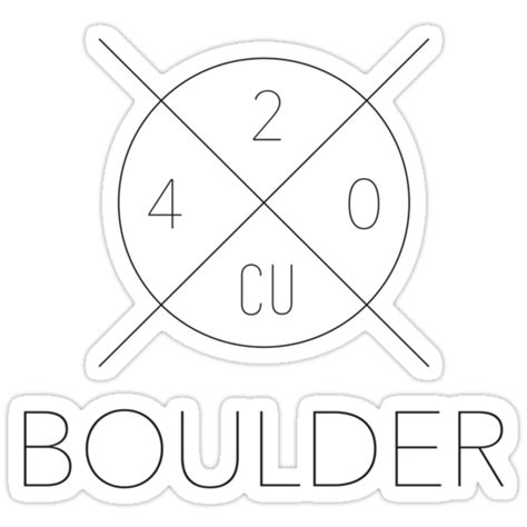 "CU Boulder" Stickers by Keeters23 | Redbubble