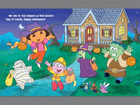 ‎Dora's Halloween Adventure Read-Along Storybook (Dora the Explorer) on ...