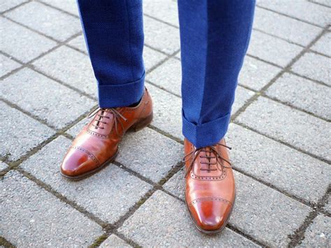 How to Wear Blue Pants and Brown Shoes - Suits Expert