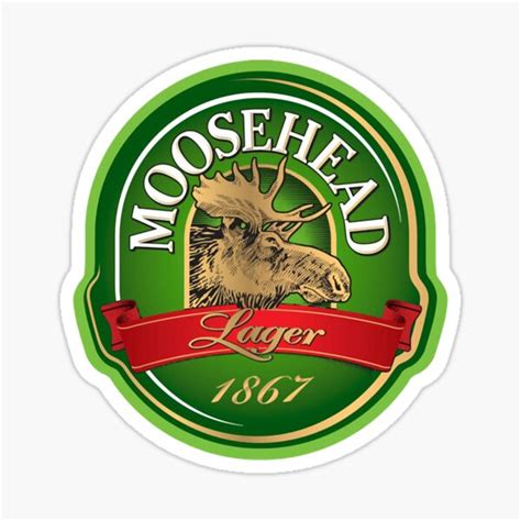 "Moosehead Beer logo Beer American pale ale " Sticker for Sale by ...