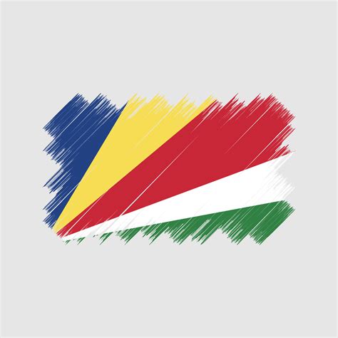 Seychelles Flag Brush. National Flag 11165720 Vector Art at Vecteezy