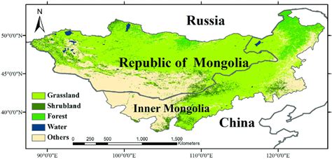 Mongolian Plateau On Map - Living Room Design 2020