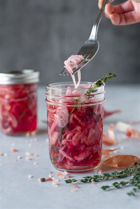 Quick Pickled Shallots in Red Wine Vinegar - Chelsea Dishes