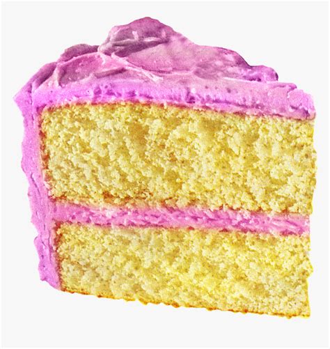 Slice Of Pink Cake , Png Download - Cake Slice Transparent Background, Png Download - kindpng