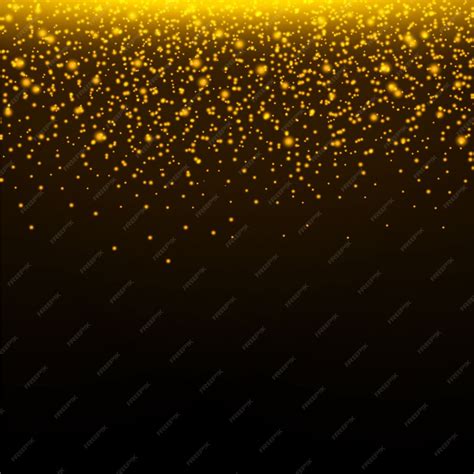 Premium Vector | Abstract golden particles