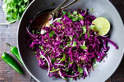 Mexican Red Cabbage Slaw Recipe | Deporecipe.co