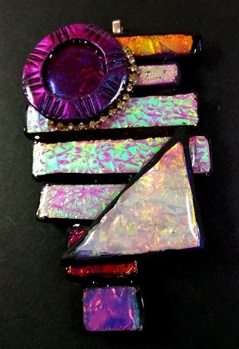 Faux Dichroic Glass Tutorial Polymer Clay the Real Thing - Etsy