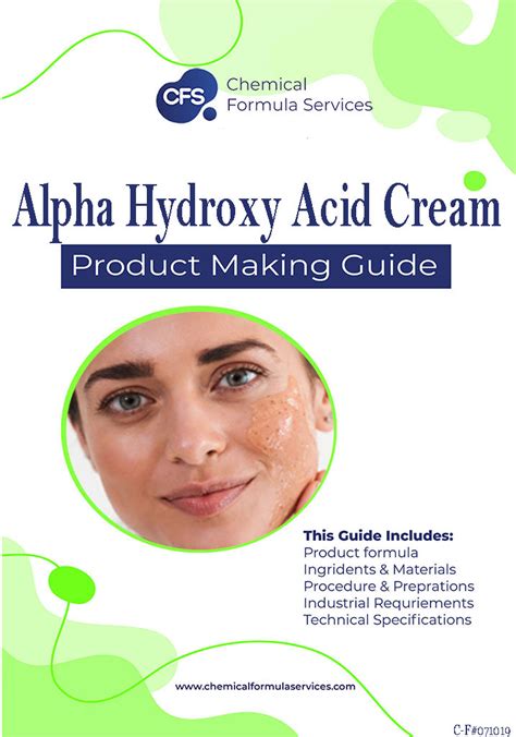 Alpha Hydroxy Acid Cream Formulation - At - 1 Chemical Formula Services