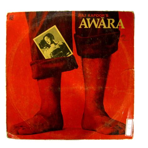 Awara vinyl LP record clock: Raj Kapoor old Indian music vinyl records sale