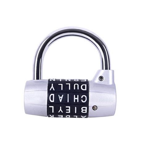 Gym Locker Lock,5 Letter Word Lock,5 Digit Combination Lock,Safety Padlock for School Gym Locker ...