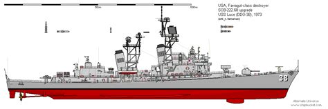 Farragut-class USS Luce (DDG-38), AU by dave-llamaman on DeviantArt