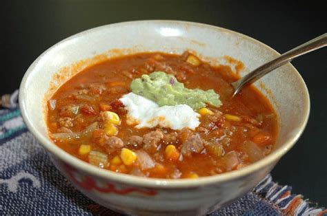 Mexican Hamburger Soup | Hamburger soup, Recipes, Beef recipes